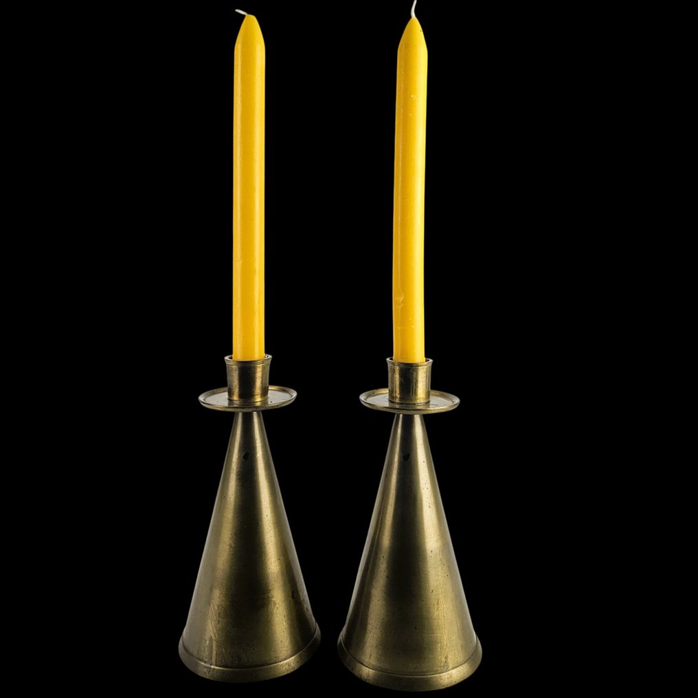 燭台 (2) - 黃銅 - Brutalist Messing #1.0