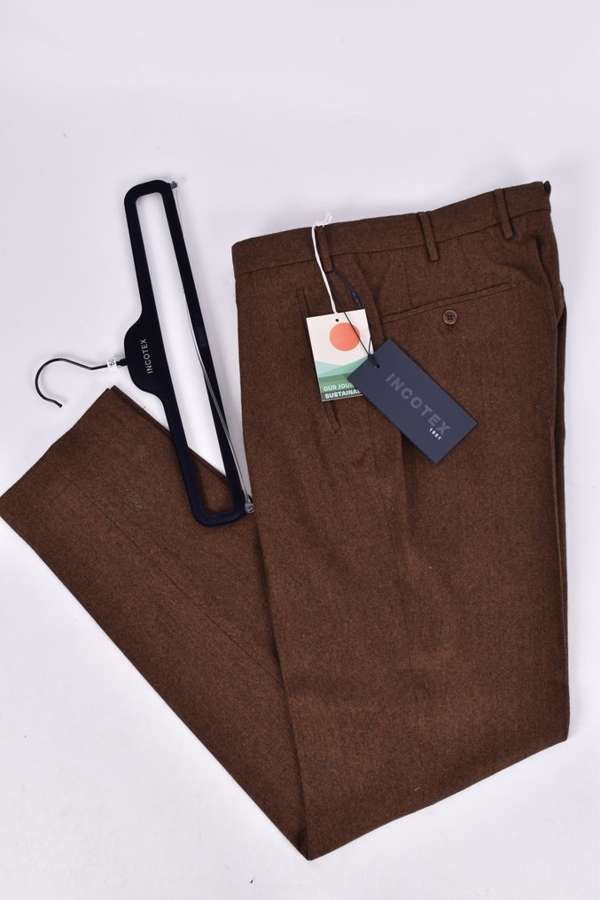 Incotex €428 - 50 - Tapered FIT flannel - No reserve price - Calças - New with tags #1.0