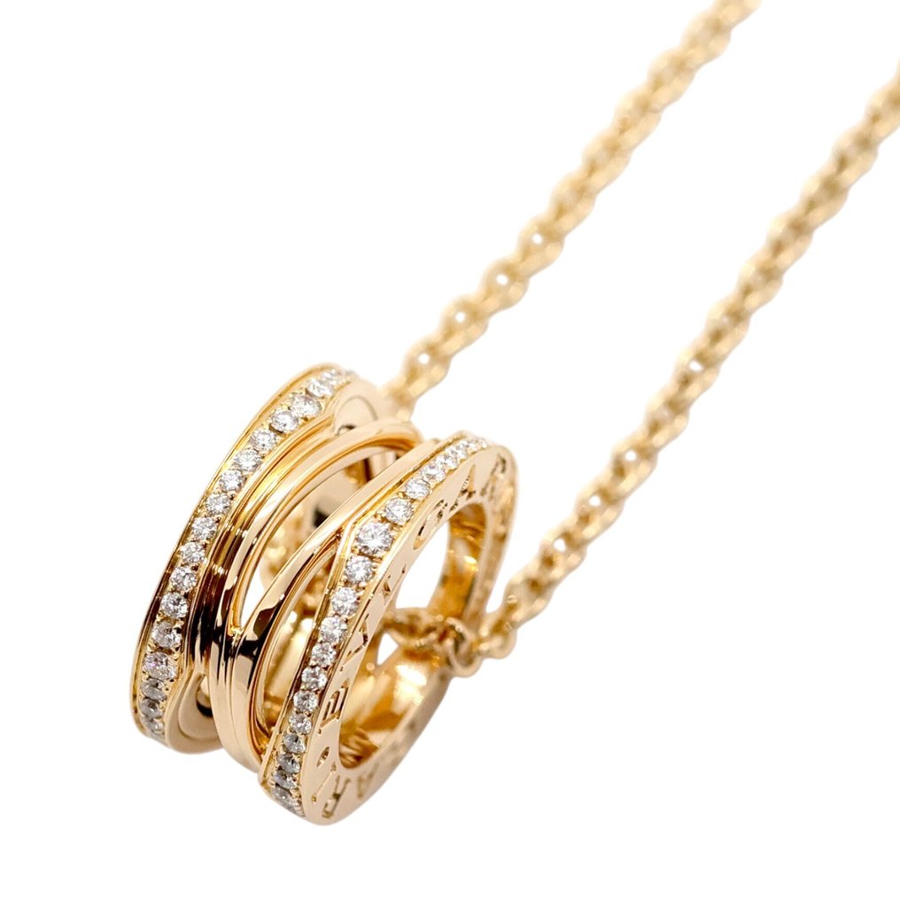 Bvlgari - Colar com pingente - B.zero 1 - 18 K Ouro rosa - Design Legend Diamond #1.0