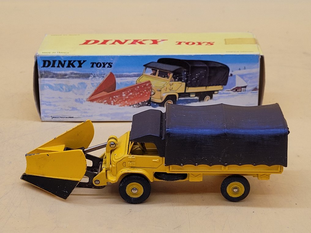 Dinky Toys – Mercedes-Benz Unimog mit Schneepflug – Diecast-Modell Nr. 567 - Model vrachtwagen #1.0