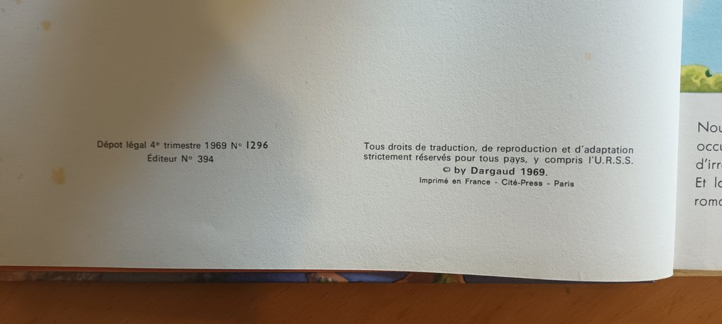 Asterix T14 - Astérix en Hispanie - C - 1 Album - Første udgave - 1969 #4.3