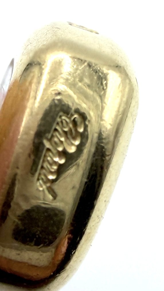 Chopard - Boucles d'oreilles - Happy Diamonds - 18 carats Or jaune - 0.06ct. tw. Diamant (Naturelle) #4.3