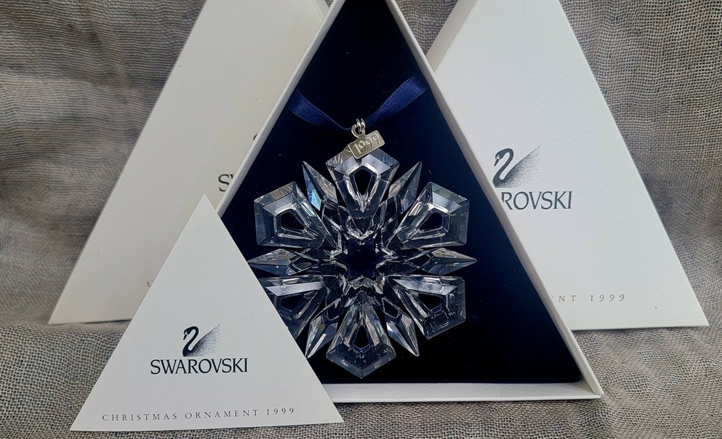 Swarovski - Figurine - Christmas Ornament - Annual Edition 1999 - 199734 - Boxes + Certificate - Crystal #2.1