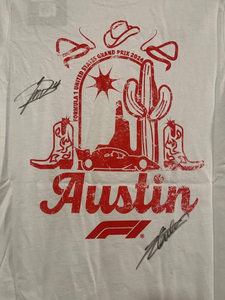 Formula 1 - Austin 2024 - United States - Charles Leclerc - Lando Norris - T恤衫 #1.0