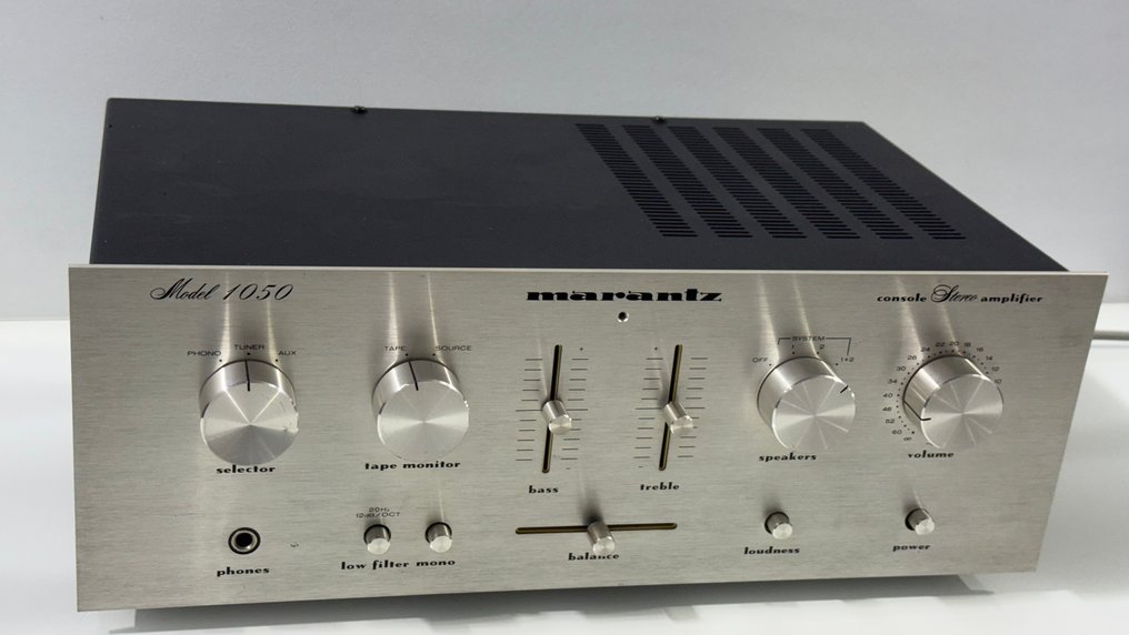 Marantz - 1050(1975)– 复古立体声放大器 – 状态极佳 – 日本制造 固态集成放大器 #4.3