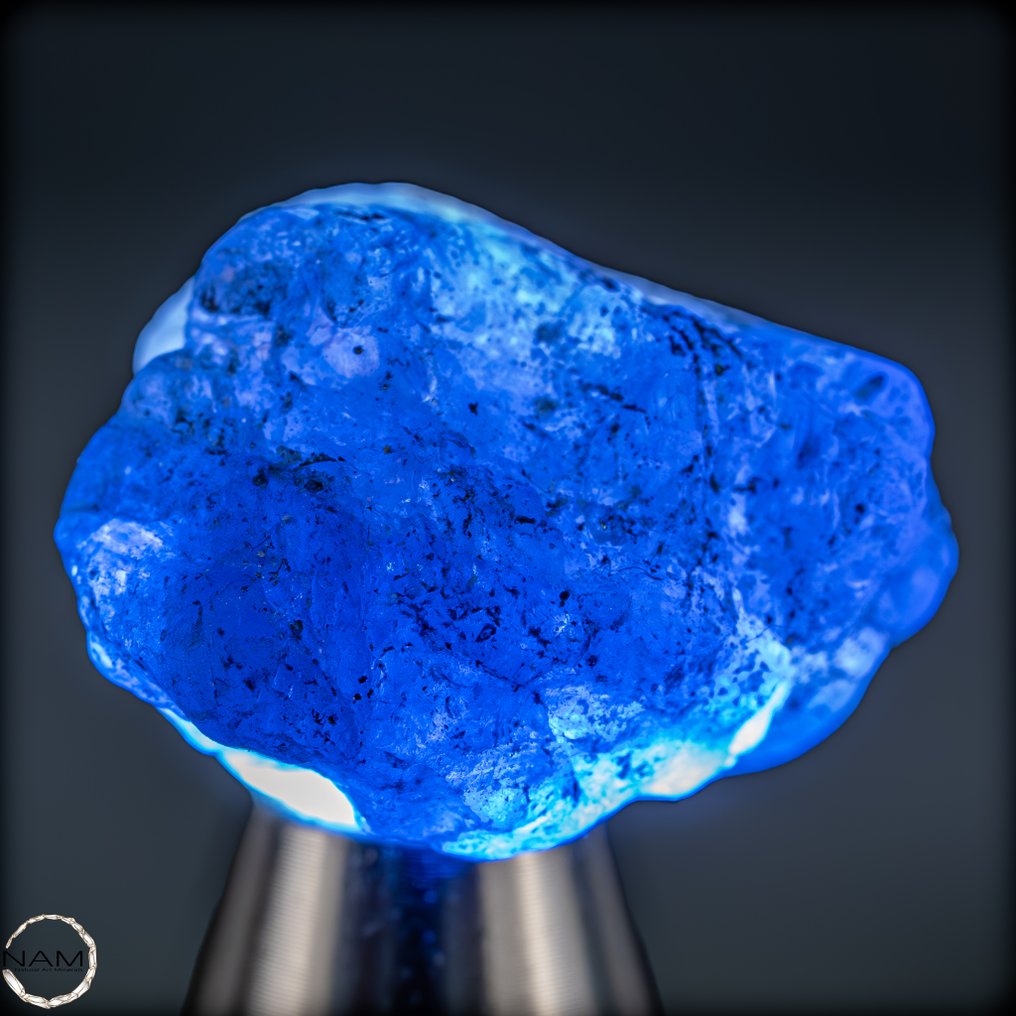 自然的、罕见更清澈的坦桑石 浓烈的蓝色原石亮点,具有非凡的光彩 - 45.25 克拉- 9.05 g #1.0