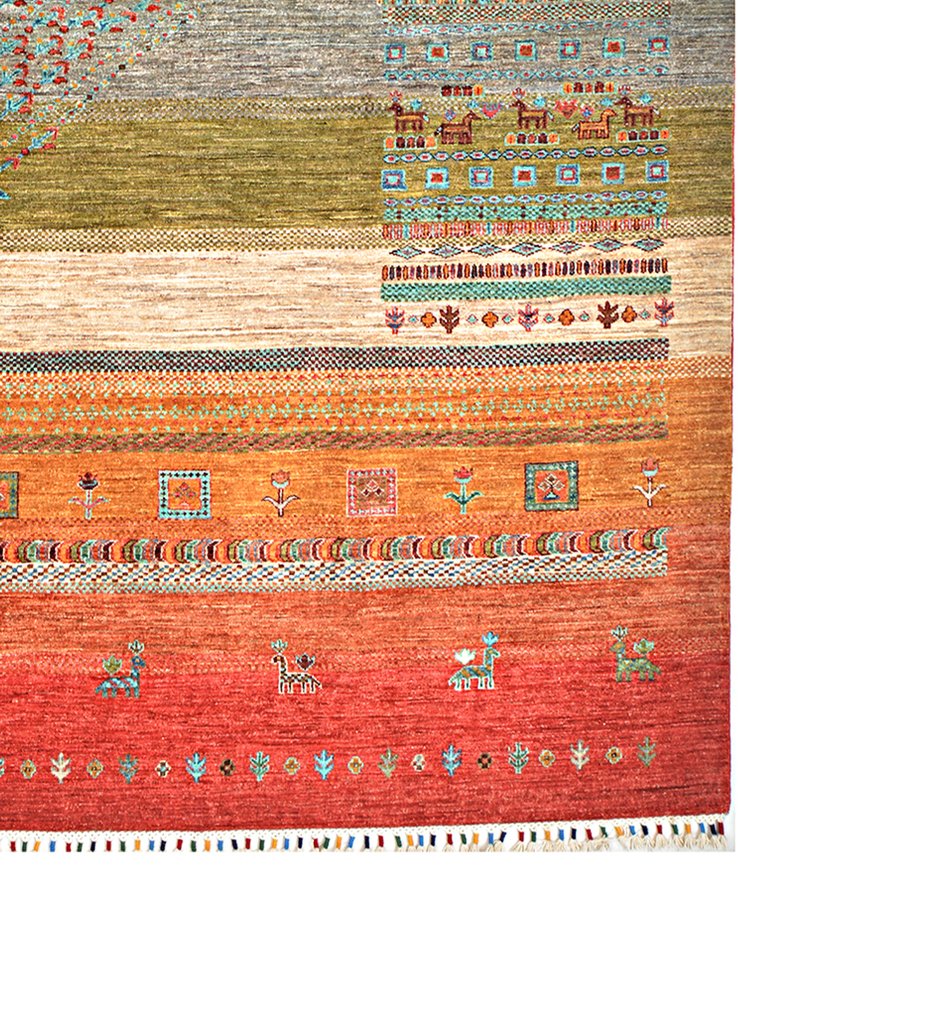 Afghan, Gabbeh, Large Samarkand Ariana rug Elegant High quality Hand-knotted Premium wool - Carpet - 300 cm - 250 cm - New Handmade Designer rug #3.2