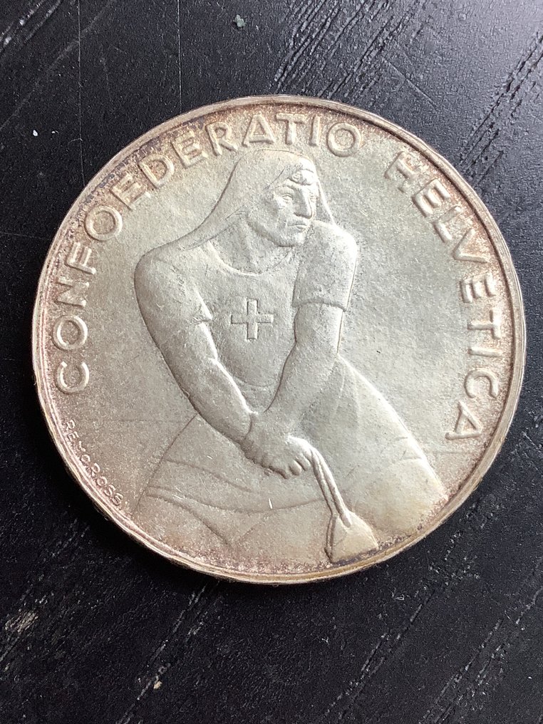 Switzerland. 5 Francs 1939 (No reserve price) #1.0