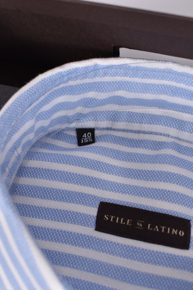 STILE LATINO - 40 - Katoen - No reserve price - Skjorte - Ny med merkelapper #4.3