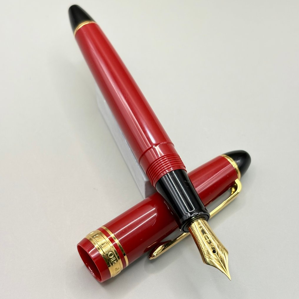Sailor - 1911 (red) - 14K gold nib (Hard F) - 钢笔 #2.1