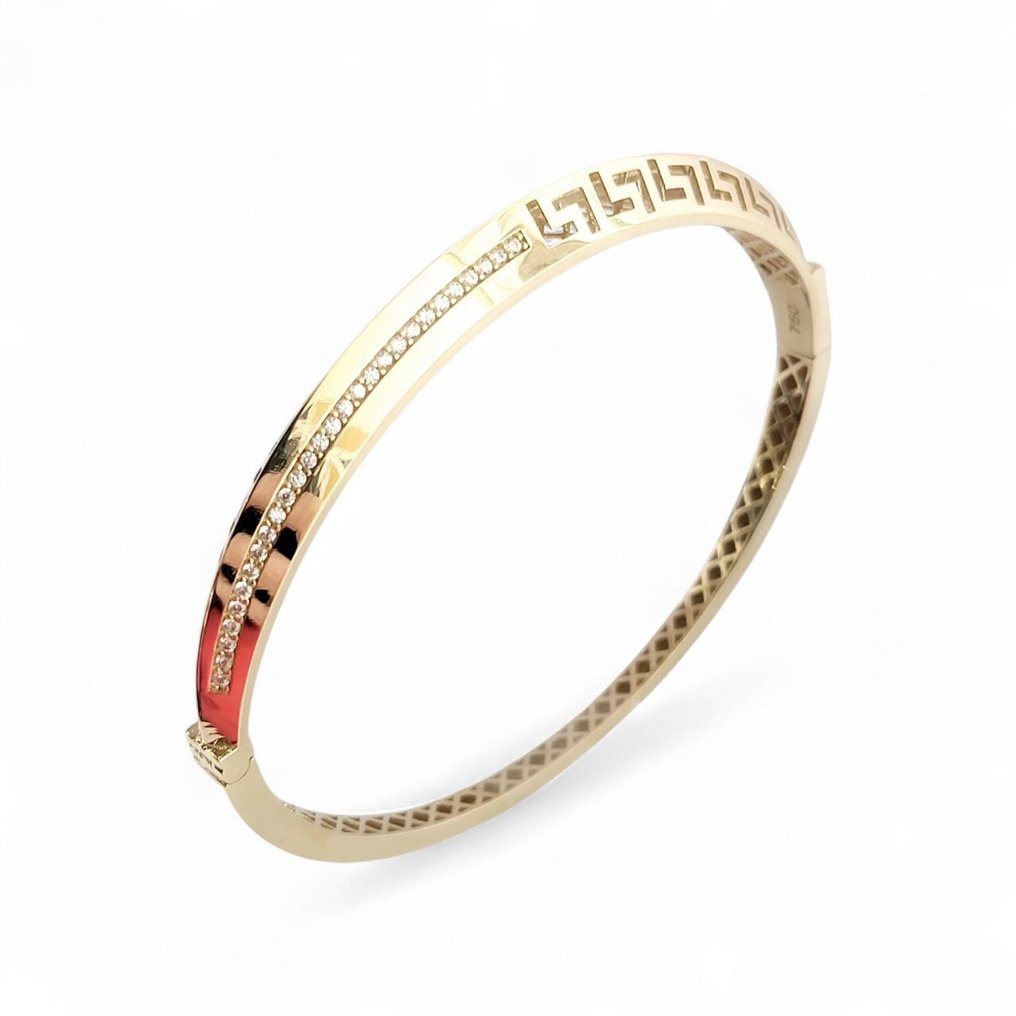 Βραχιόλι - 18 καράτια Κίτρινο χρυσό - 1.19ct. tw. Διαμάντι (Φυσικό) - Κατασκευασμένο στην Ιταλία #1.0