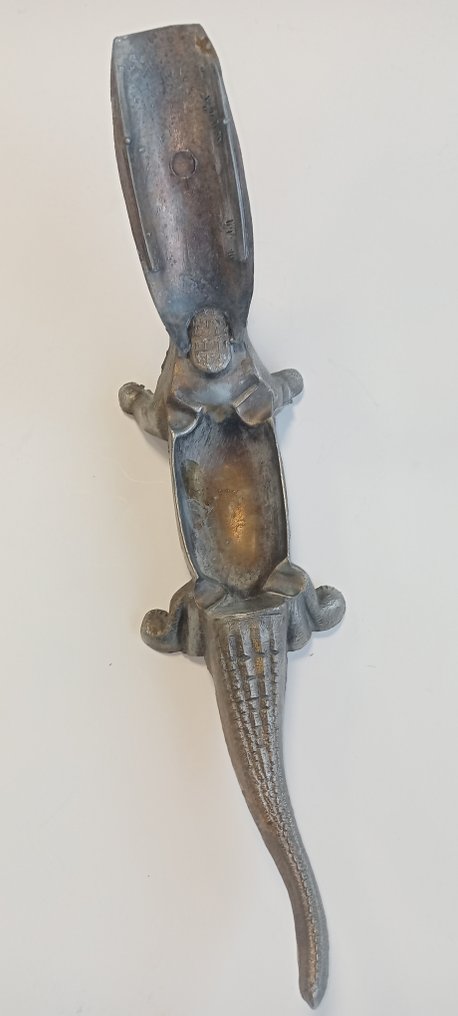 Ashtray - Nickel-plated brass - Coccodrillo #3.2