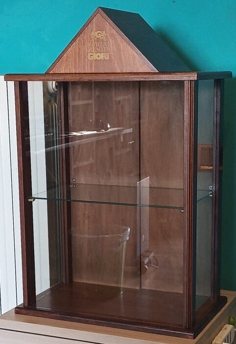 Udstillingsmontre - Træ, Glas, Messing - Fra udstilling #1.0