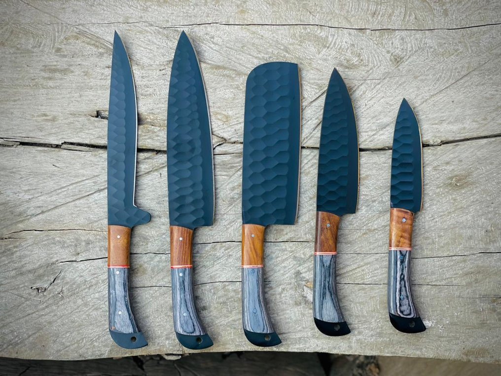 廚刀 - Slicing knife - 鋼, 木 - 英國 #2.1