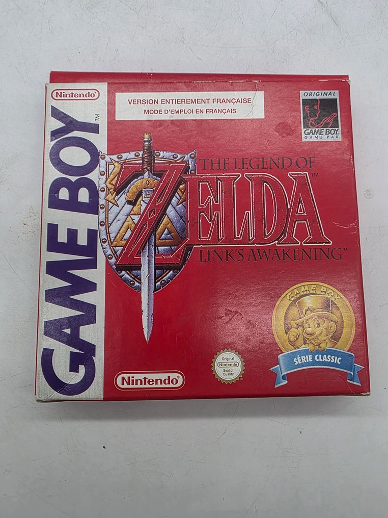 OLD STOCK Extremely Rare Nintendo Game Boy THE LEGEND OF ZELDA LINKS AWAKENING First edition - RED - FRA - Nintendo Gameboy, boxed with game, Inlay, box protector and manual - Videogioco - Nella scatola originale #2.1