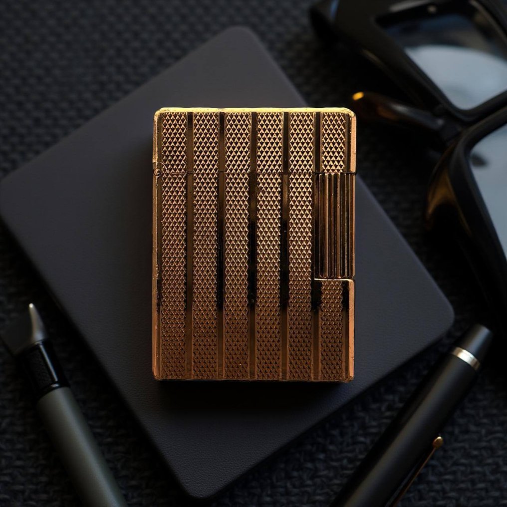 S.T. Dupont - Line d - Lighter - Forgyldt #2.1