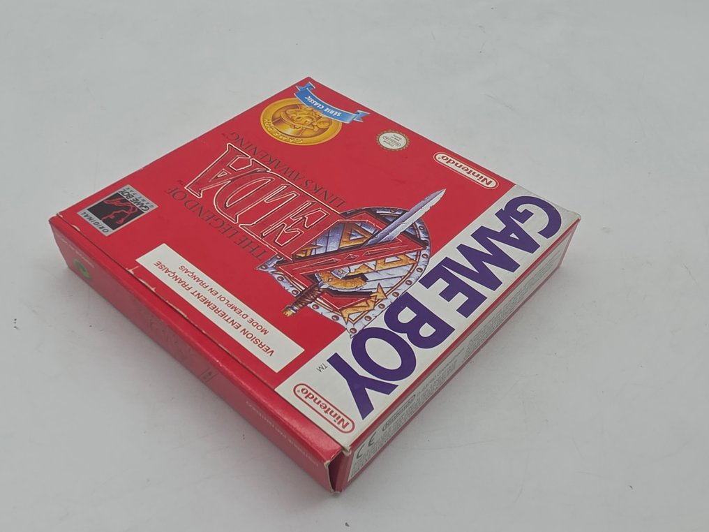 OLD STOCK Extremely Rare Nintendo Game Boy THE LEGEND OF ZELDA LINKS AWAKENING First edition - RED - FRA - Nintendo Gameboy, boxed with game, Inlay, box protector and manual - Videogioco - Nella scatola originale #4.3
