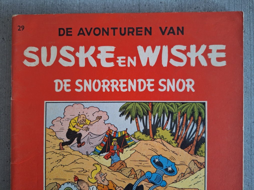 Suske en Wiske RV-29 - De Snorrende Snor - 1 Album - Ensipainos - 1957 #2.1