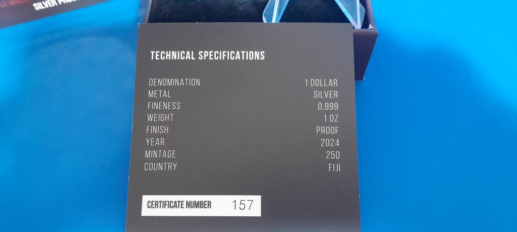 Fidji. 1 Dollar 2024 hakespeare X Romeo and Juliet 1 Oz #4.3