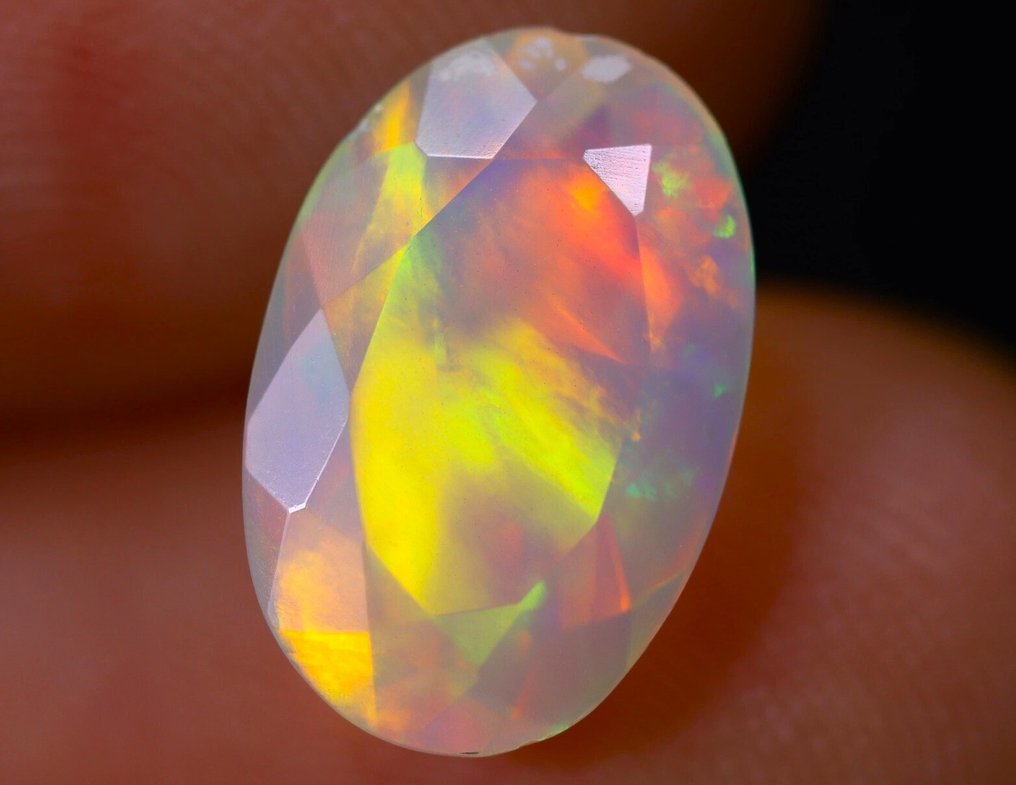 2.33 cts - hermoso ópalo facetado natural ¡Mira el video!- 0.46 g #2.1