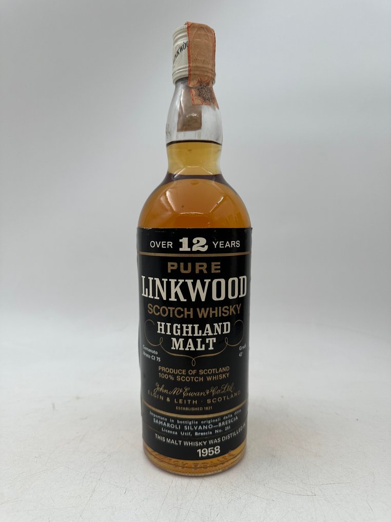 Linkwood 1958 12 years old for Samaroli  - b. 1970s - 75cl #1.0