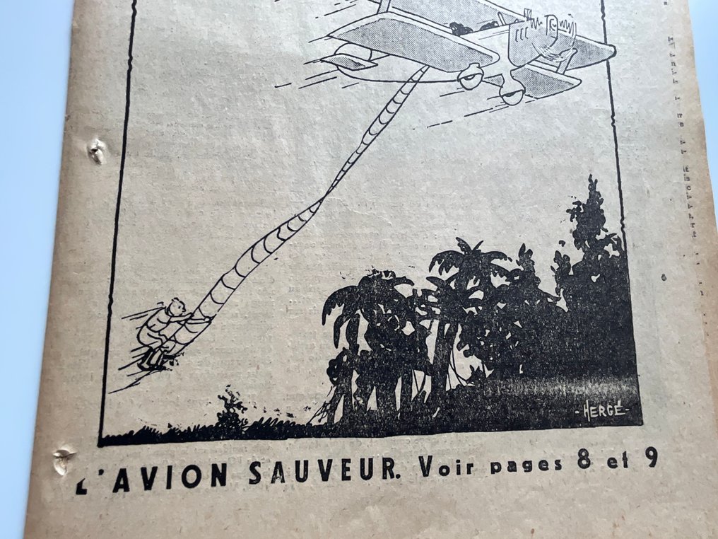 Petit XXe - 23 du 4 juin 1931 - Tintin au Congo - « L’avion sauveur » - 1931 #3.2