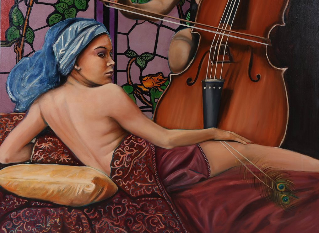 Louis Nagelkerke (1949) - De celliste en het model #3.2