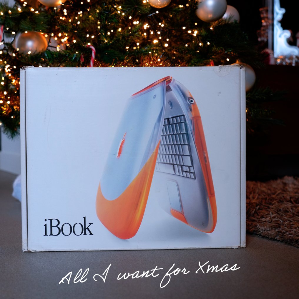 Apple iBook G3 "TANGERINE" CLAMSHELL (incl. YoYo) - QWERTY - Macintosh - Στην αρχική του συσκευασία #1.0