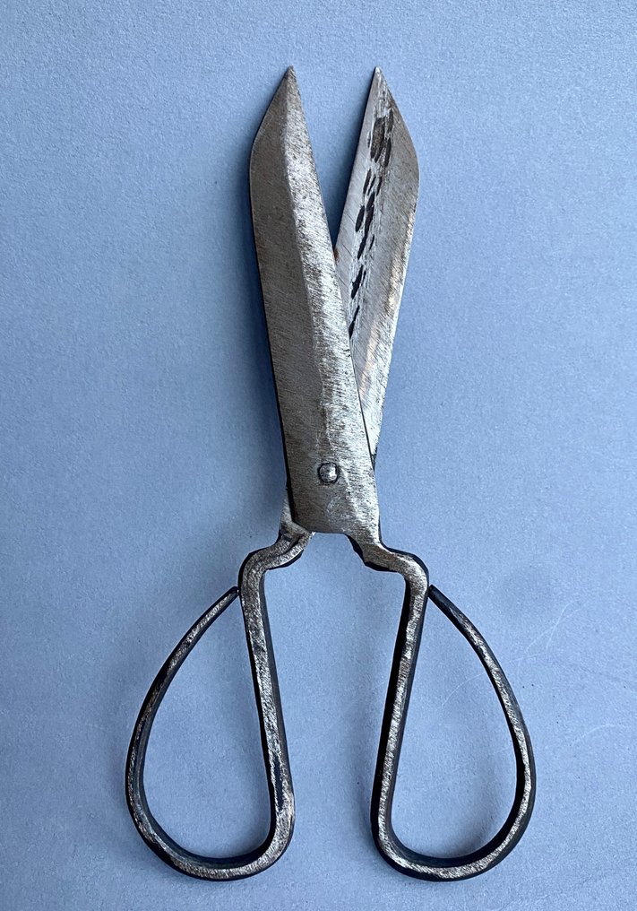 印度与欧洲的日常工具：20世纪印度四把剪刀收藏 - 钢, 铁（锻造） - 印度 - 20世纪 #3.2
