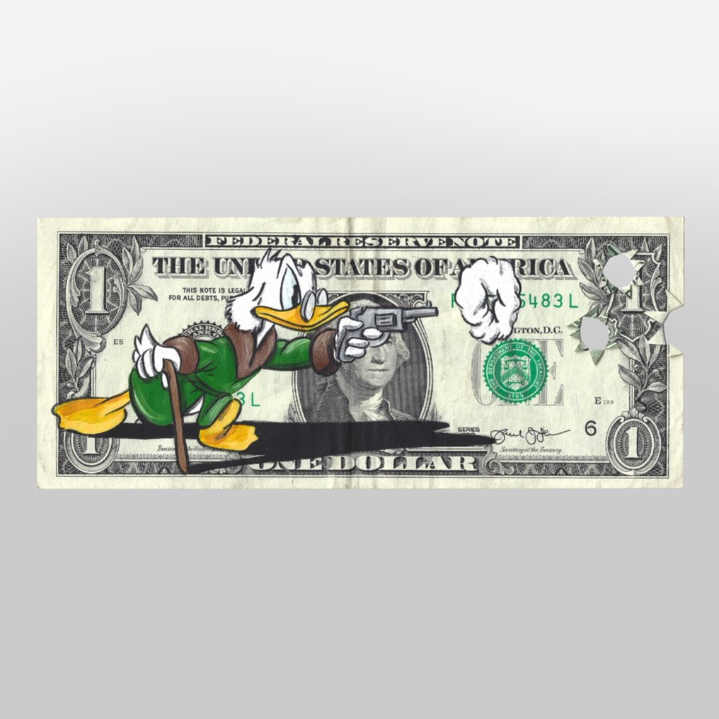 Alan Stefanov (1999) - "Break the Bank" 1 dollar bill - NO Reserve #1.0