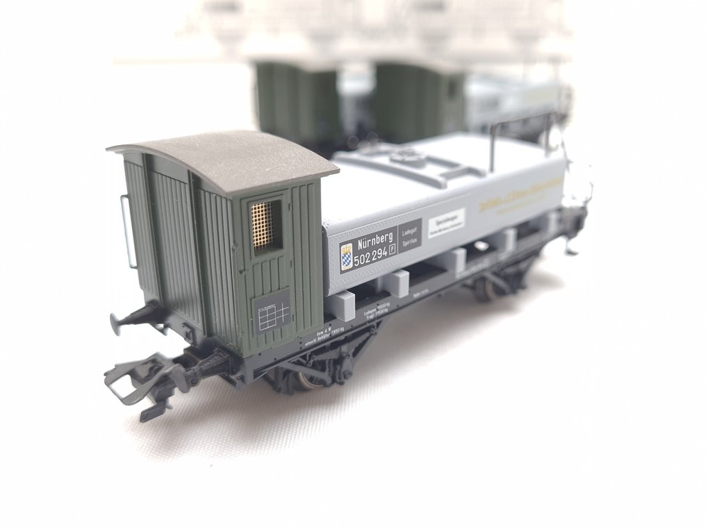 Märklin H0 - 46290 - Set di vagoni merci di modellini di treni (1) - Set di tre veicoli a gas - K.Bay.Sts.B #4.3