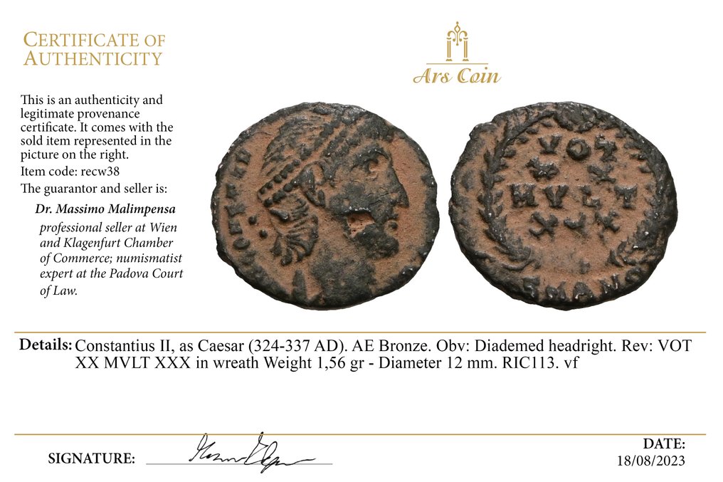 Ρωμαϊκή Αυτοκρατορία Lot of 3 Coins: Constantine I the Great, Constantius II, Maximianus Roman empire (χωρίς τιμή ασφαλείας) #1.0