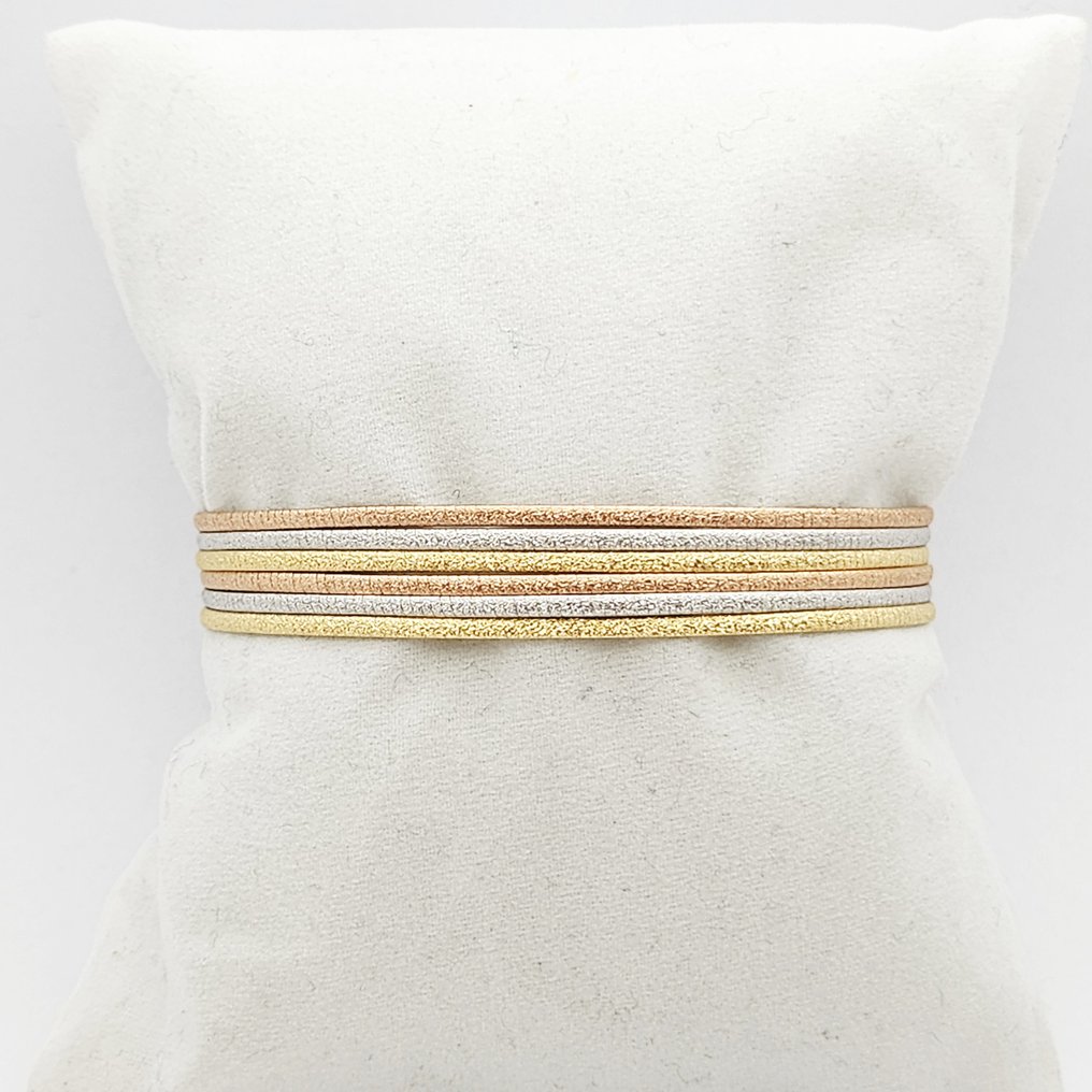 Βραχιόλι - 18 καράτια Κίτρινο χρυσό, Λευκός χρυσός, Ροζ χρυσό #1.0