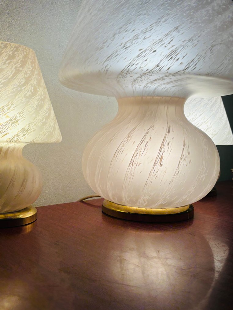 檯燈 (3) - 棒球棒 - 穆拉諾玻璃 - 玻璃蘑菇灯 #4.3