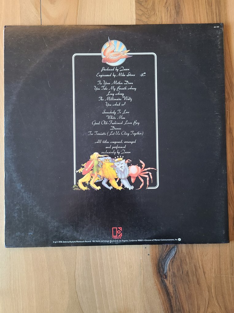 Queen - A Day At The Races - LP - 1a Edición, ¡EE. UU.! - 1976 #2.1