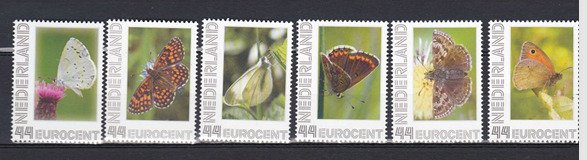 Olanda 2008 - Seria completă de timbre poștale personale "Fluturi în Țările de Jos" #2.1