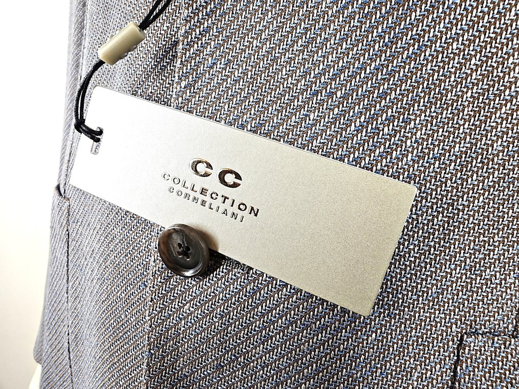 CC Corneliani Collection - NEW, Mix Linen - Blazer - Neuf avec étiquette #2.1