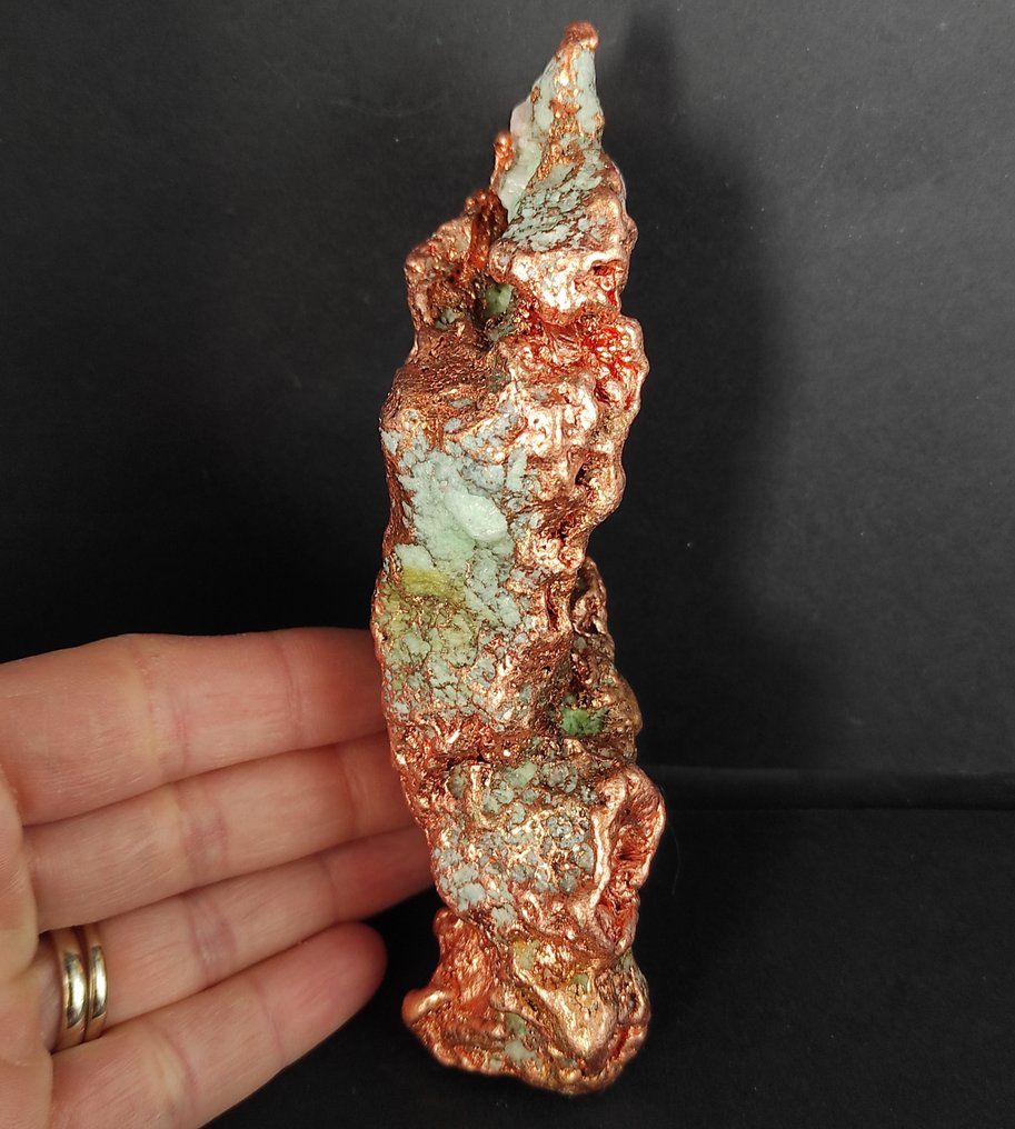 Kobber nugget - Høyde: 3 cm - Bredde: 4 cm- 310 g - (1) #4.3