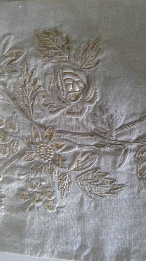 Corredor de mesa artesanal - Broderie  - 162 cm - 40 cm - Chemin de table #3.2