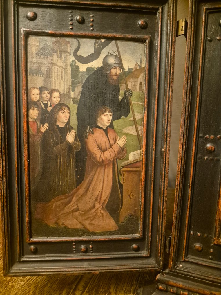  Triptykon (3) - Træ - 1960-1970  #1.0