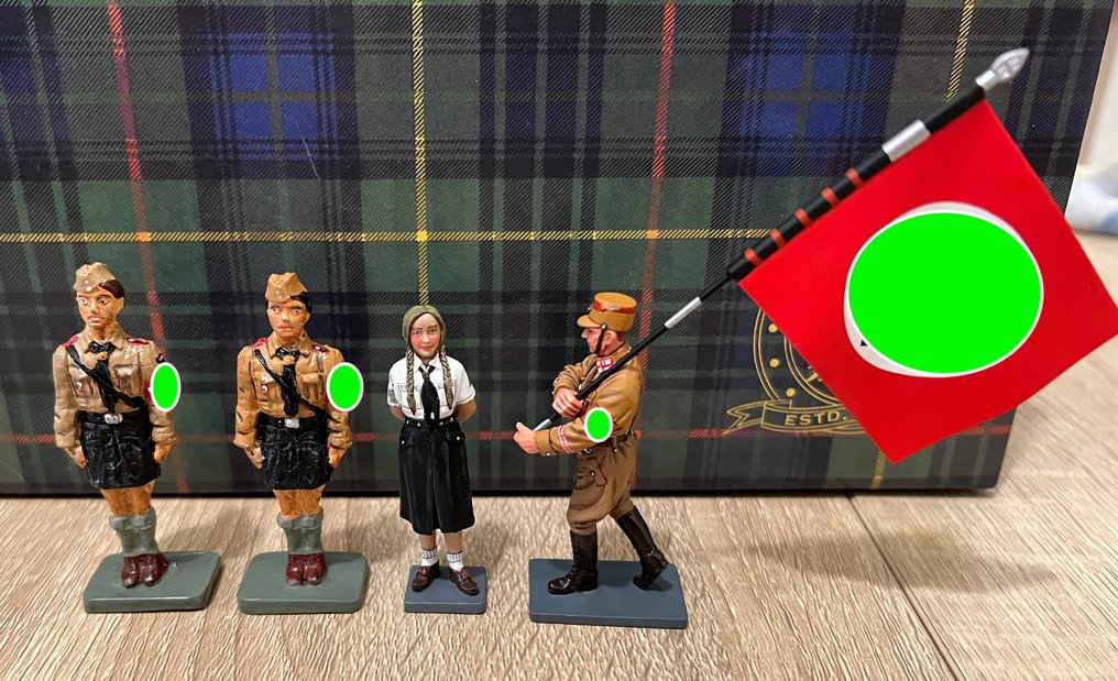 King & Country - Toy soldier Retired - LAH236 + SA002 + (Lineol Germany - Jugend x2) - 1930-1940 - 中国 #1.0