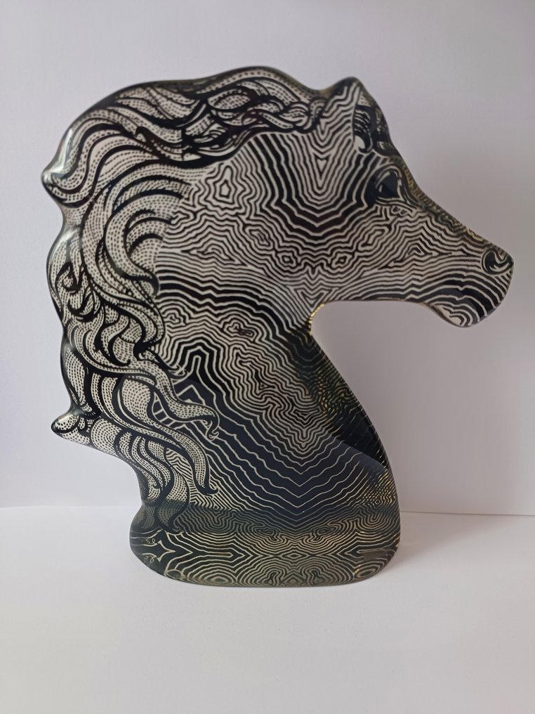 Abraham Palatnik - Abraham Palatnik - 雕塑, Cheval en résine - 18 cm - 塑料 - 1970 #1.0