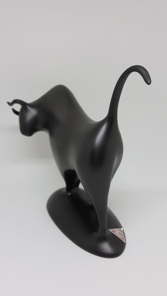 Royal Dux - Jaroslav Ježek - Φιγούρα - Black Bull - Πορσελάνη #4.3