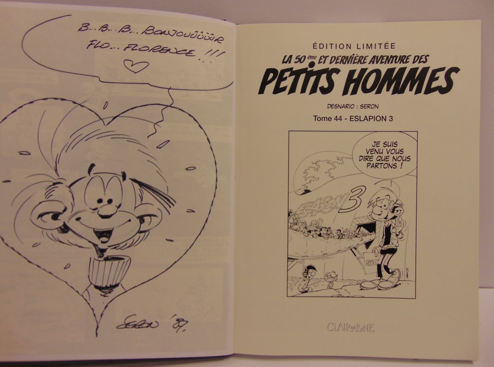 Ls Petits Hommes T44 - Espalion 3 + dédicace - C - 1 Album - Πρώτη έκδοση - 2000 #3.2