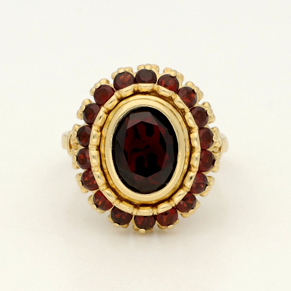 Sans prix de réserve - Bague - 18 carats Or jaune - grenade #1.0