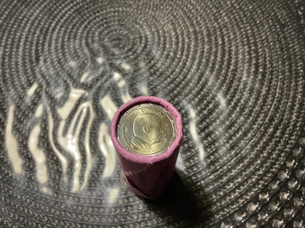 Monaco. 2 Euro 2024 (25 monnaies) en rouleau (No reserve price) #1.0