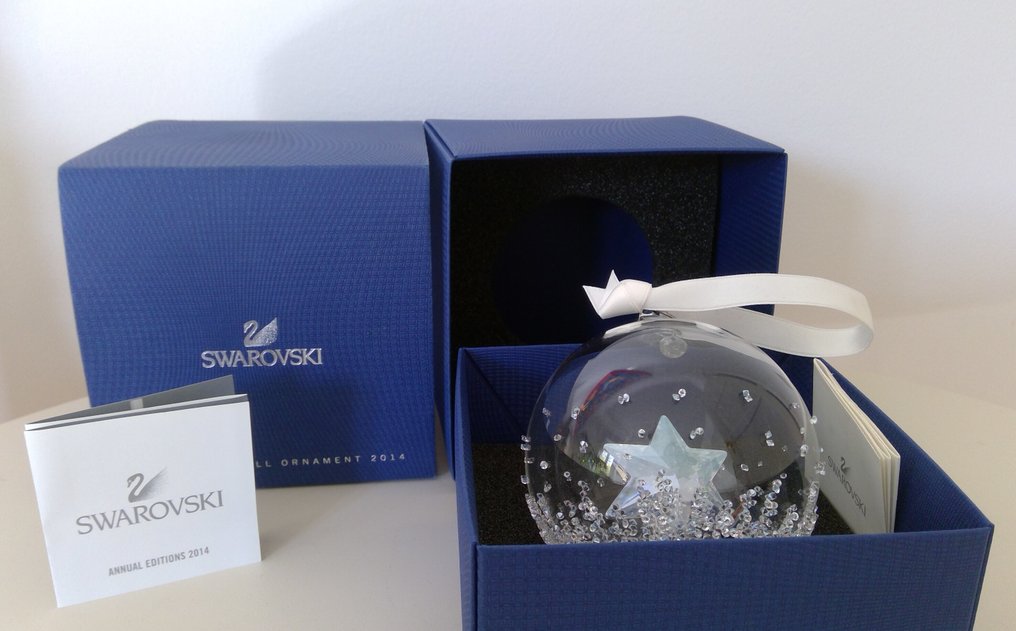 聖誕裝飾品 SWAROVSKI - 圣诞球装饰品 年度版 2014 - 玻璃, 金屬, 紡織品 #1.0