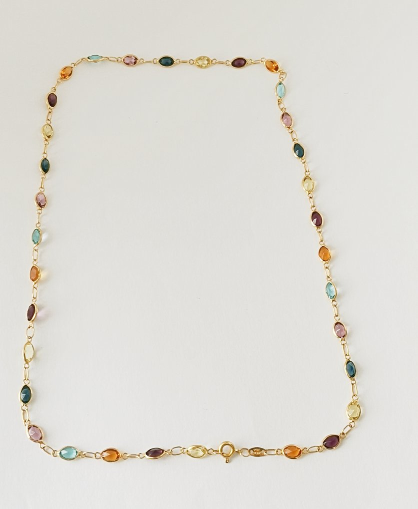 頸鏈 - 18 克拉 黃金 #1.0