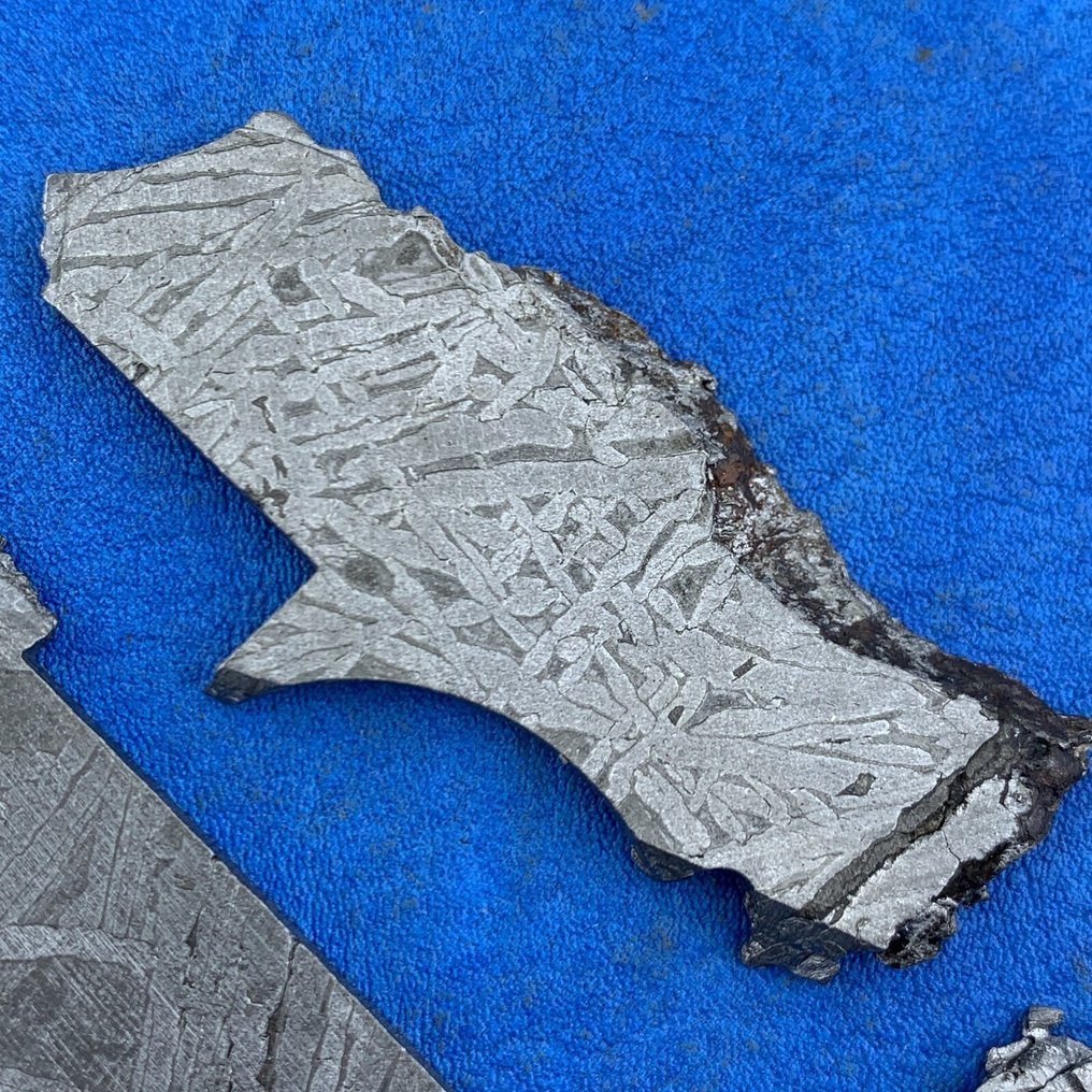 100,5 g av fragment av ren järnmeteorit från Aletai järn meteorit - 100.5 g - (4) #2.1