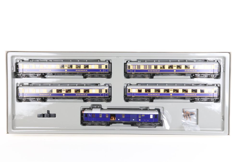 Märklin H0 - 4228 - Modeltrein personenwagonset (1) - Vijfdelige Rheingold rijtuigenset - DRG #1.0